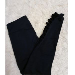 Workout Empire Black Mesh Leggings sz M